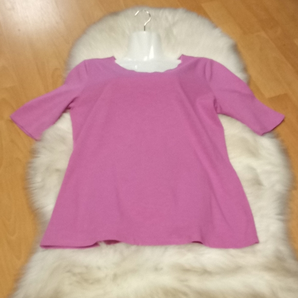 Lemon Way Pink Scalloped Neck Knit Top - Picture 11 of 13